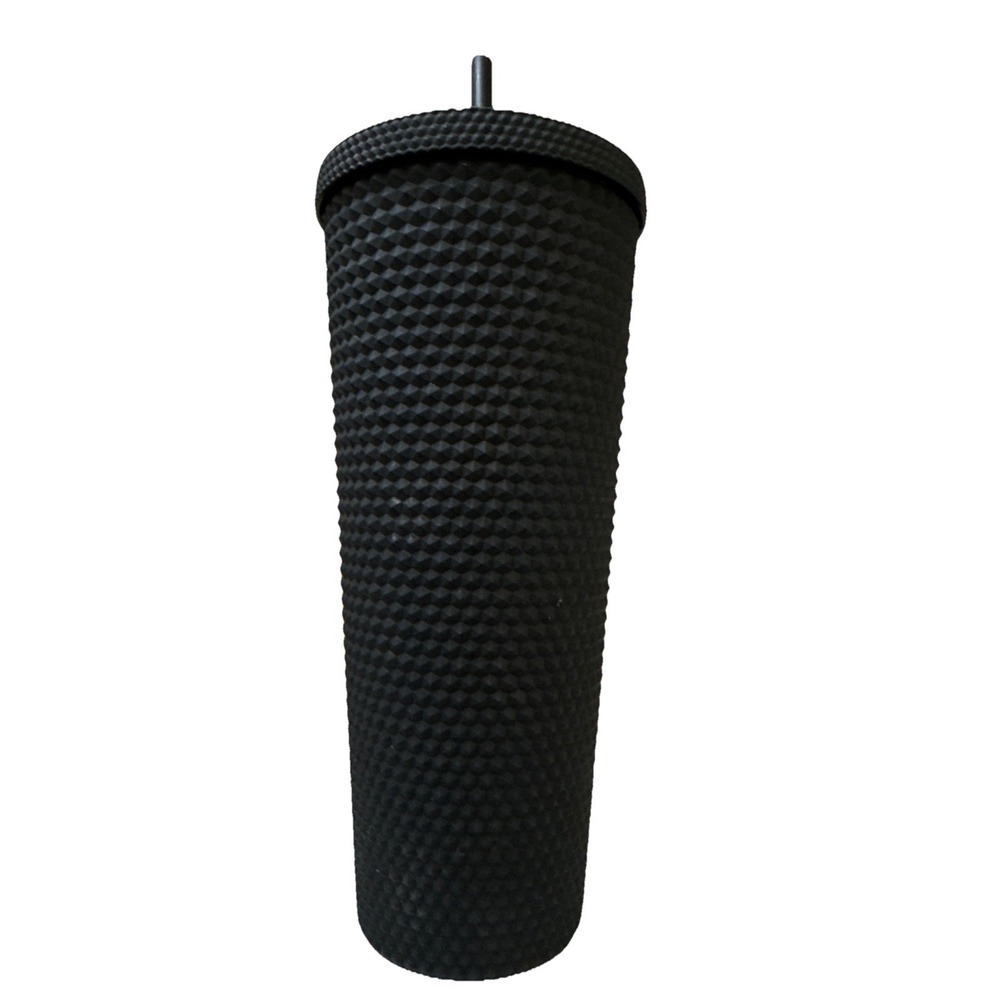 Starbucks 2021 Black Matte Studded Venti Tumbler - 24 oz‎ - Picture 2 of 3